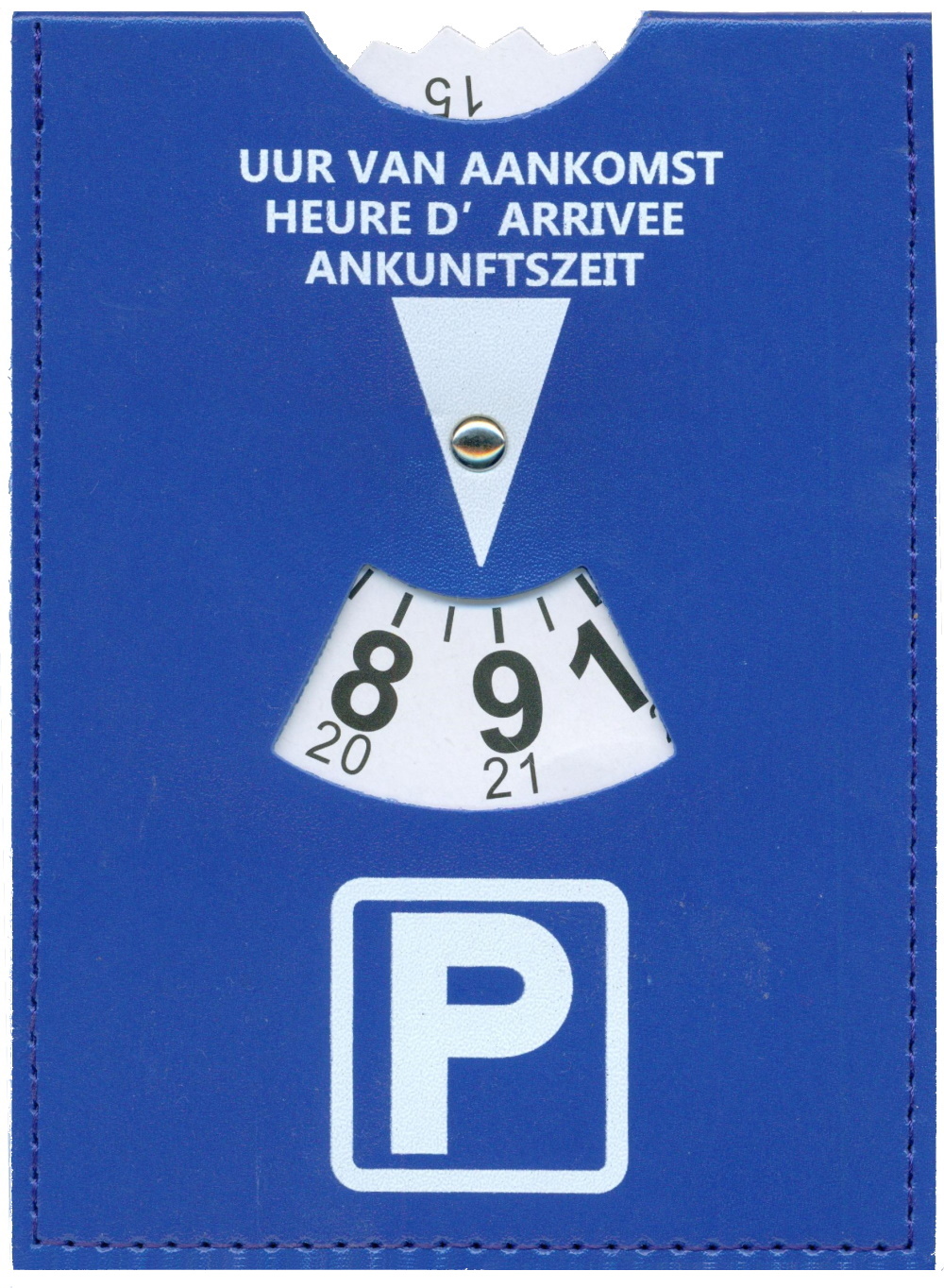 Disque de stationnement Carpoint bleu